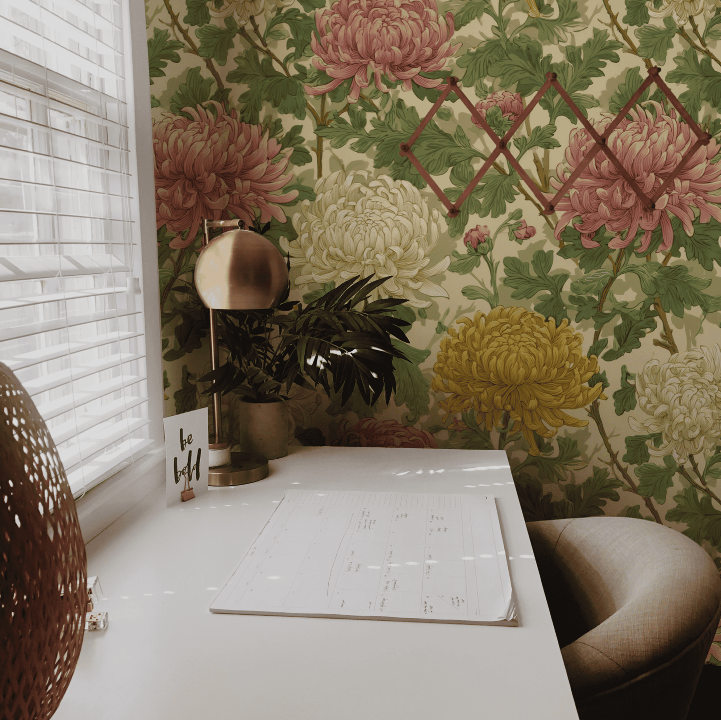 Chrysanthemum Bliss Wallpaper