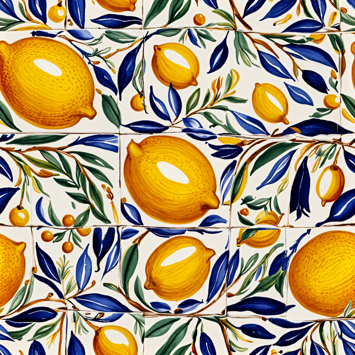 Lemon Fresco Wallpaper