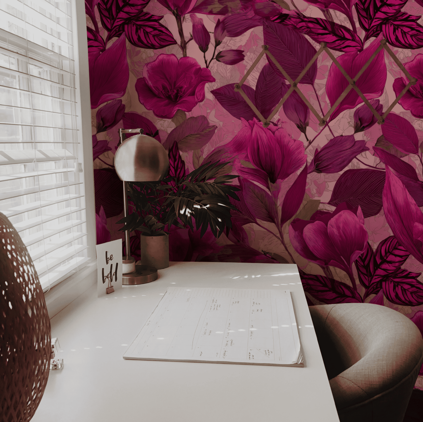 Crimson Bloom Wallpaper