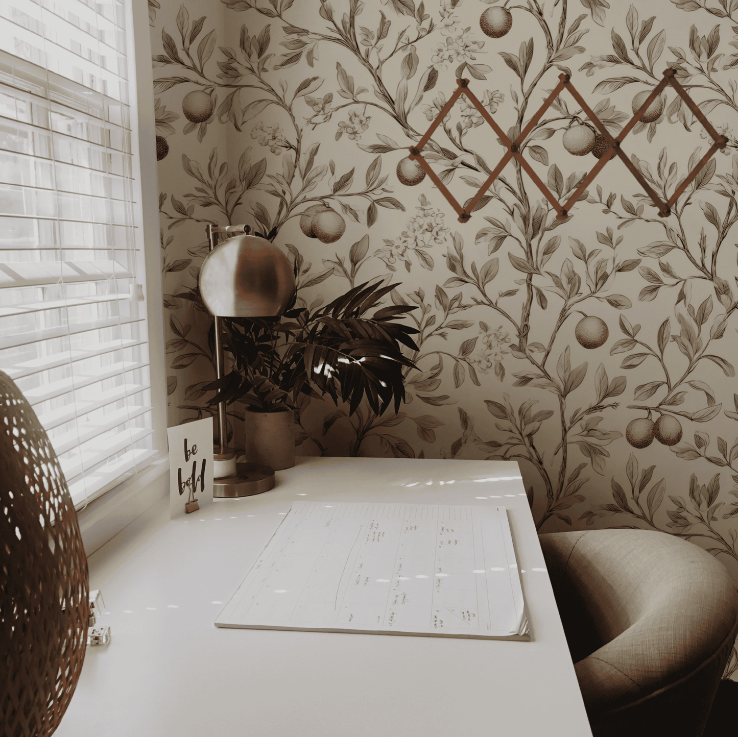 Clementine Grove Wallpaper