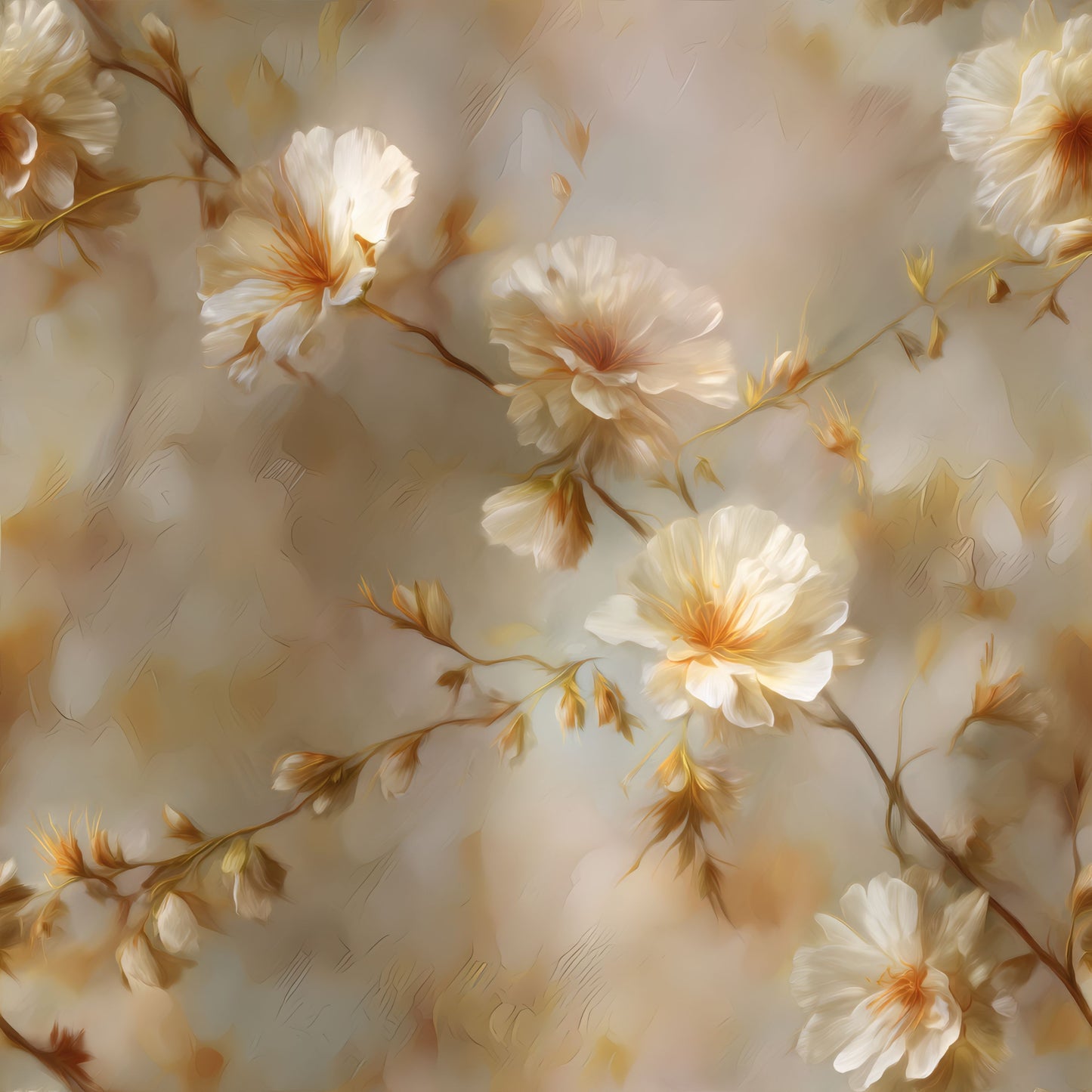 Glimmering Bloom Wallpaper