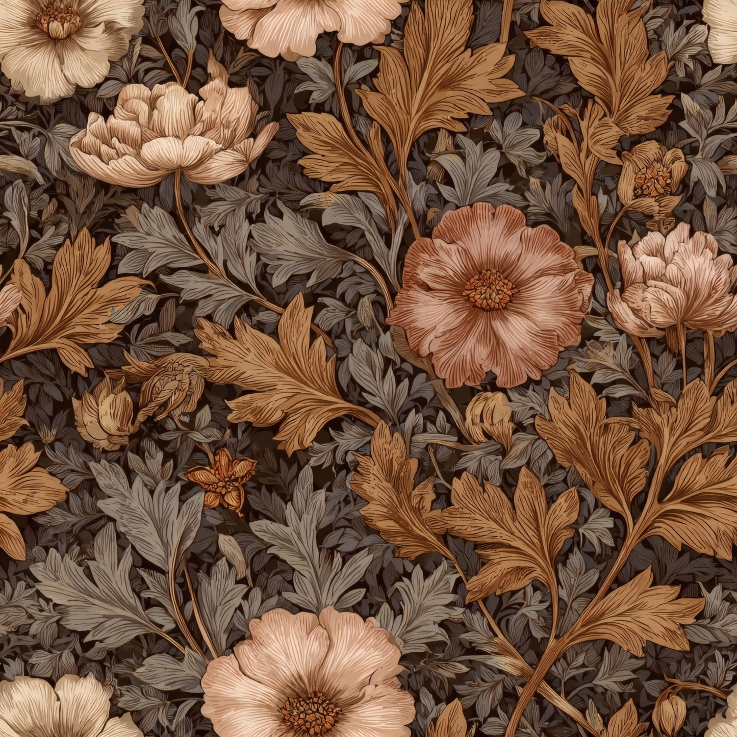 Bronze Aster Wallpaper