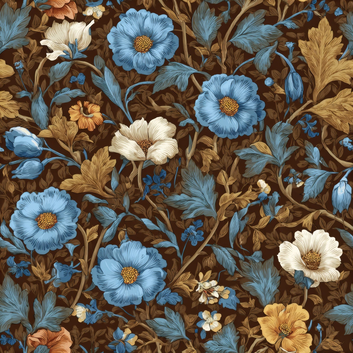 Azure Thistle Wallpaper