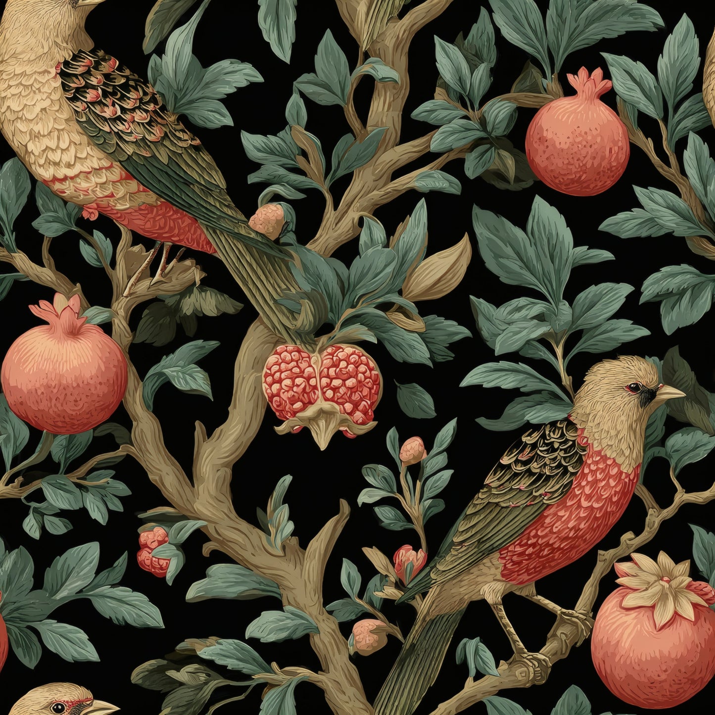 Glistening Pomegranate Wallpaper