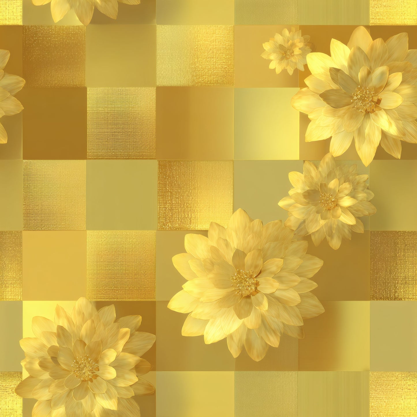 Tawny Dahlia Wallpaper