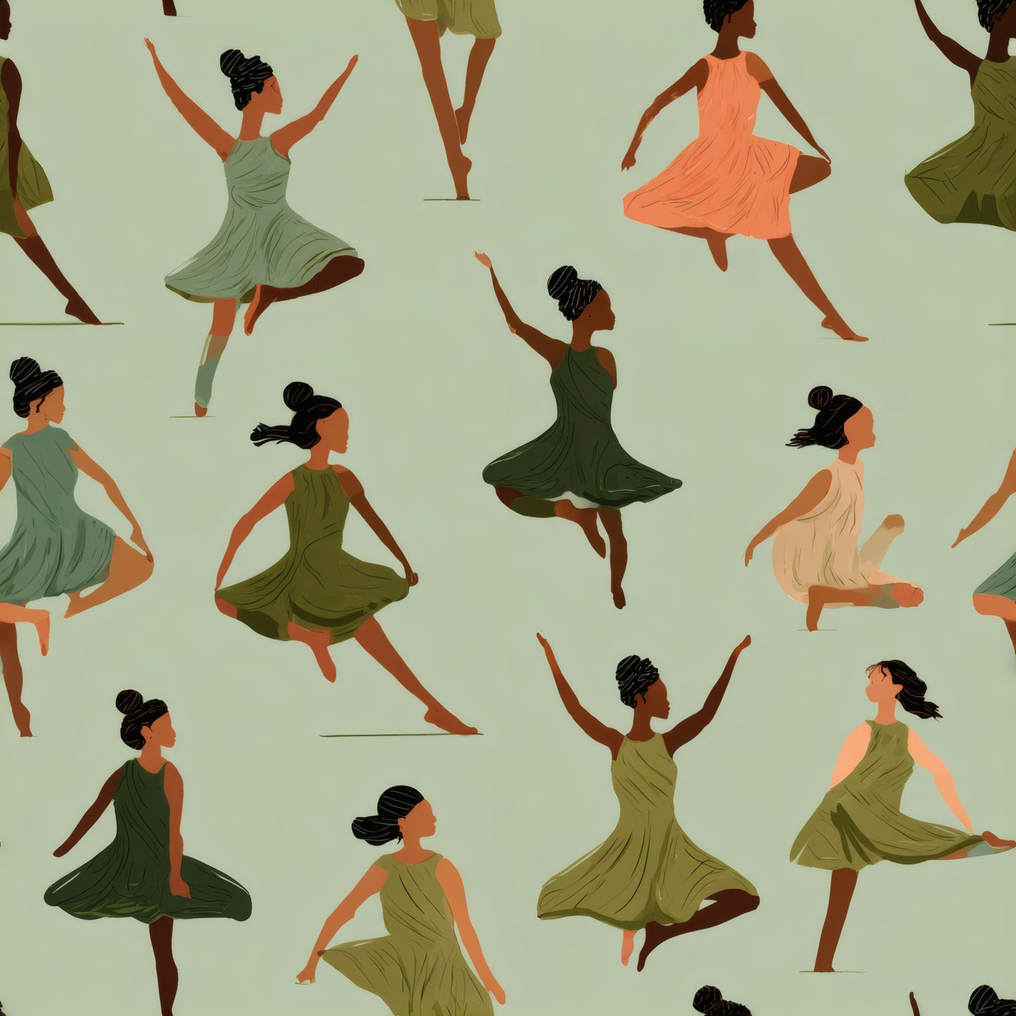Spinning Ballerinas Wallpaper