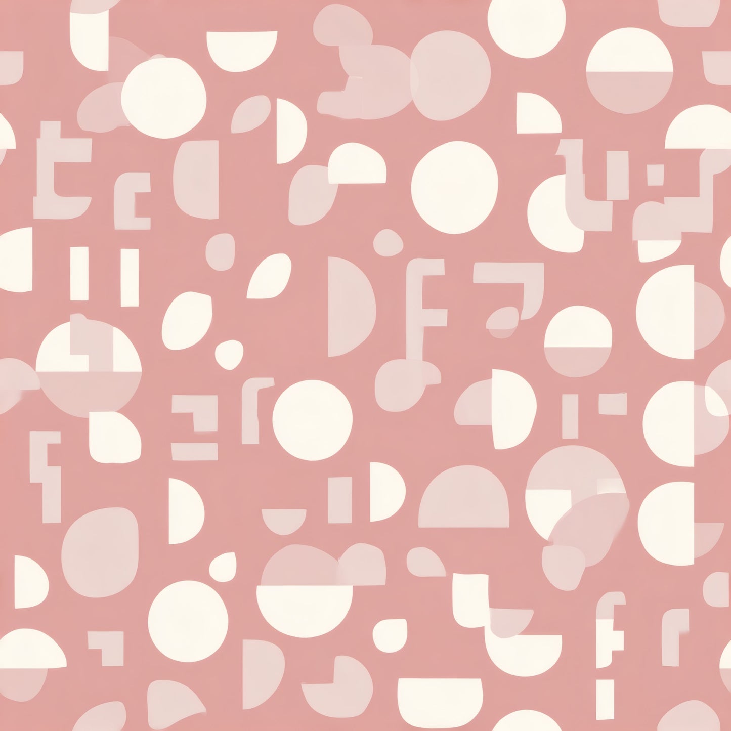 Salmon Geometry Wallpaper