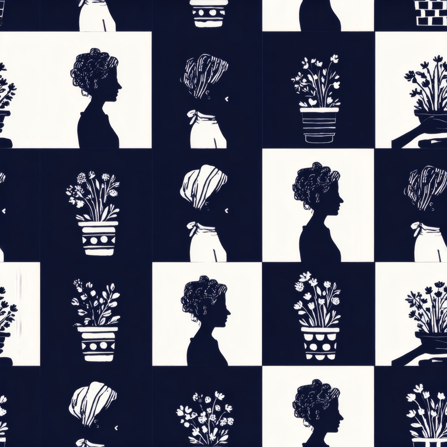 Midnight Florist Wallpaper