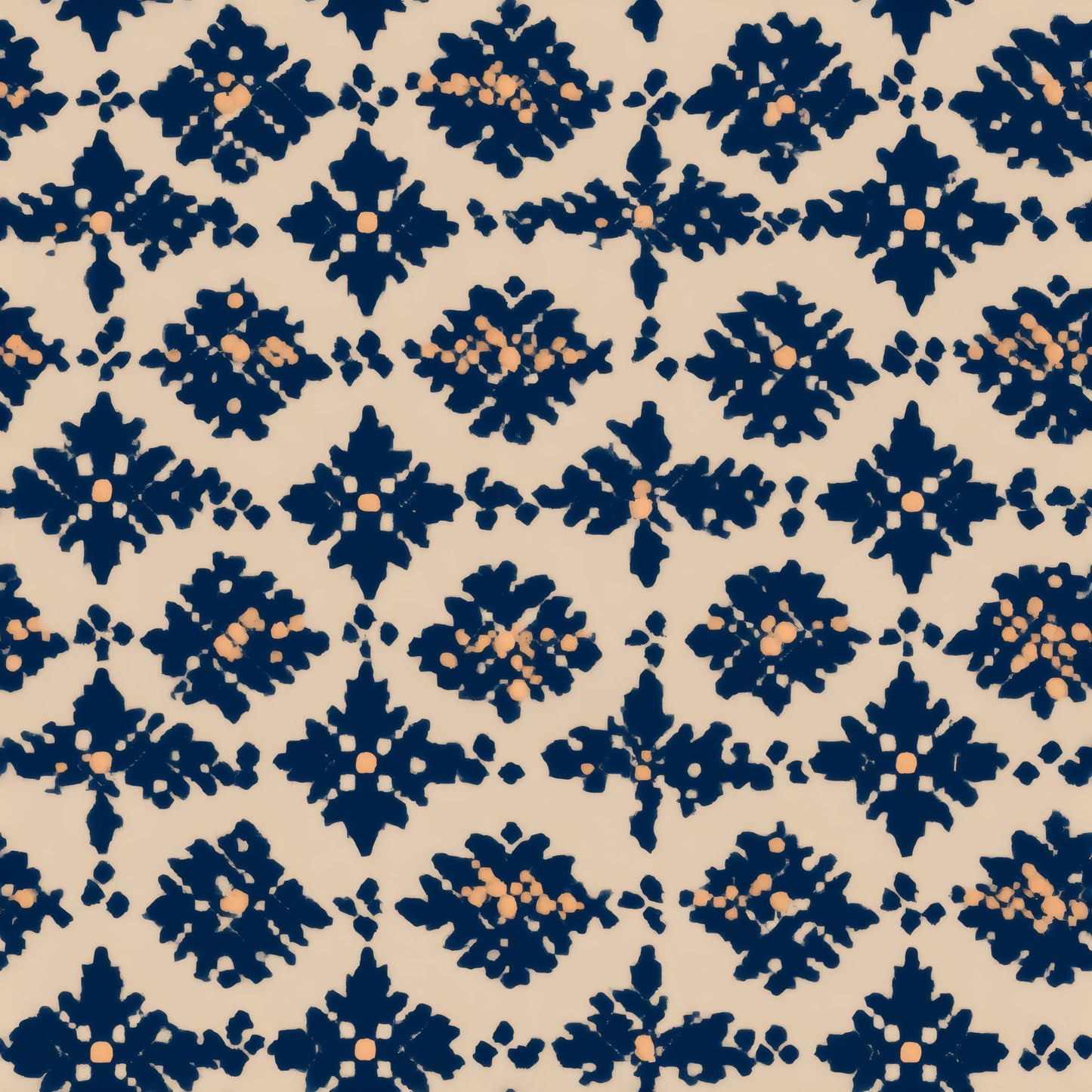 Azure Trellis Wallpaper
