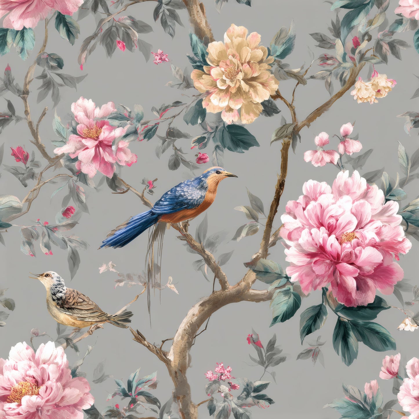 Cerulean Branch Wallpaper