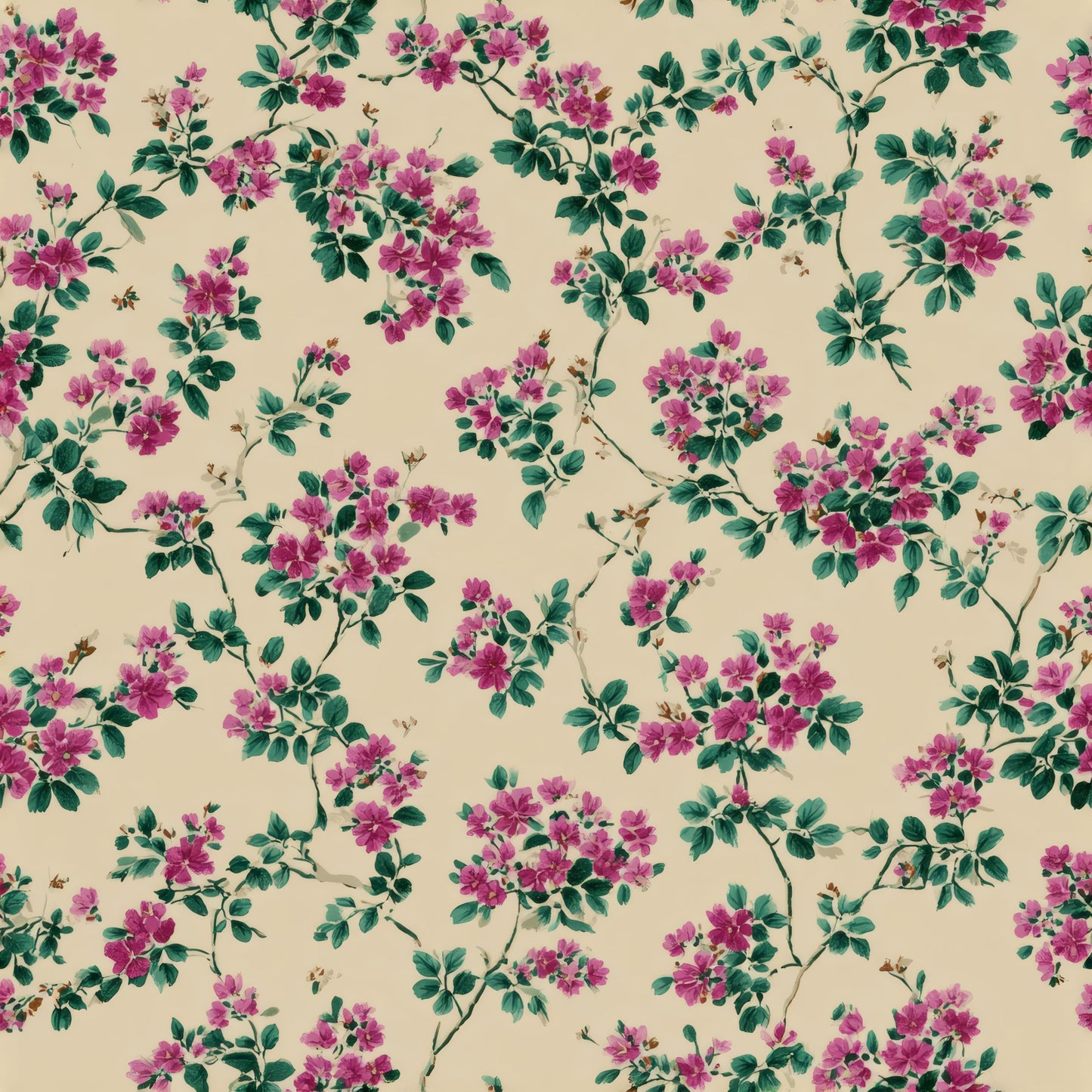 Cerise Vine Wallpaper