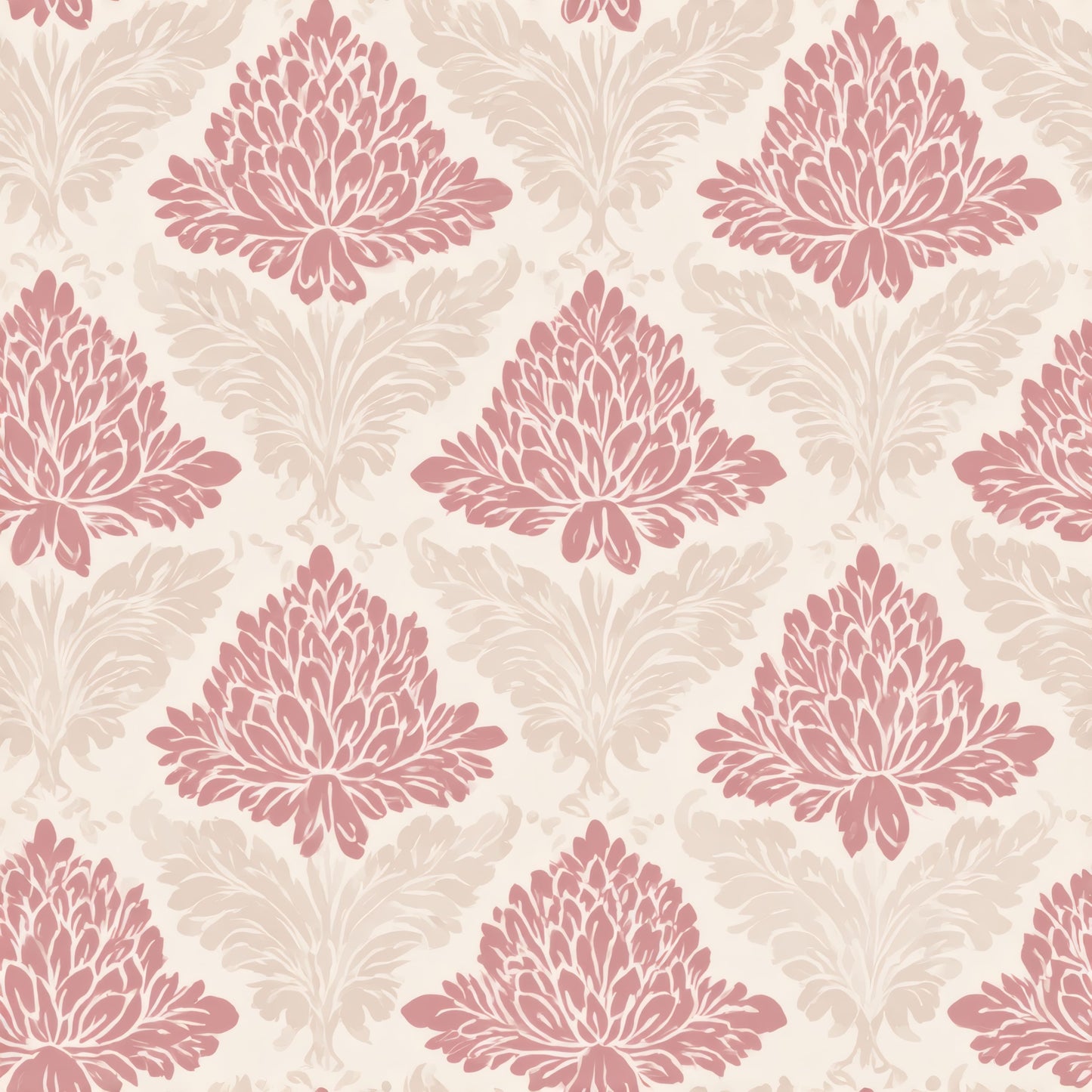 Roseate Acanthus Wallpaper