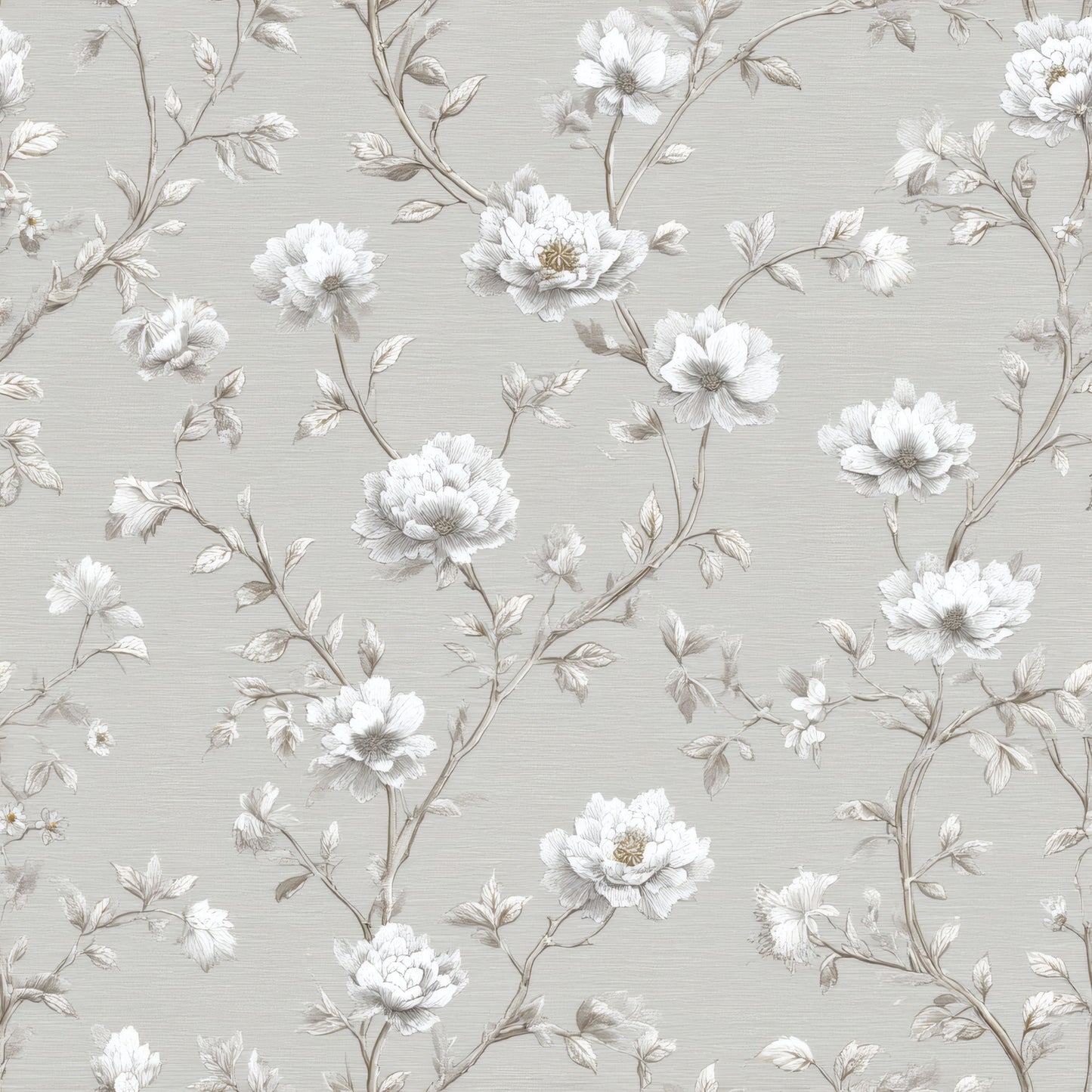 Chalky Botanical Wallpaper
