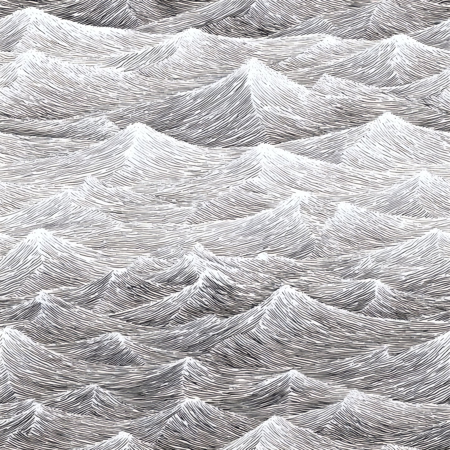 Sketched Ocean Wallpaper