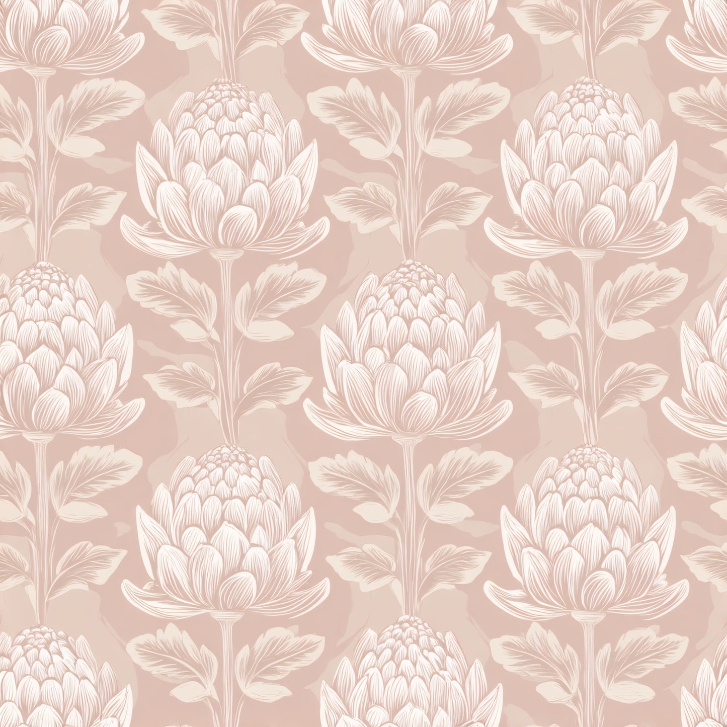 Rosaline Protea Wallpaper