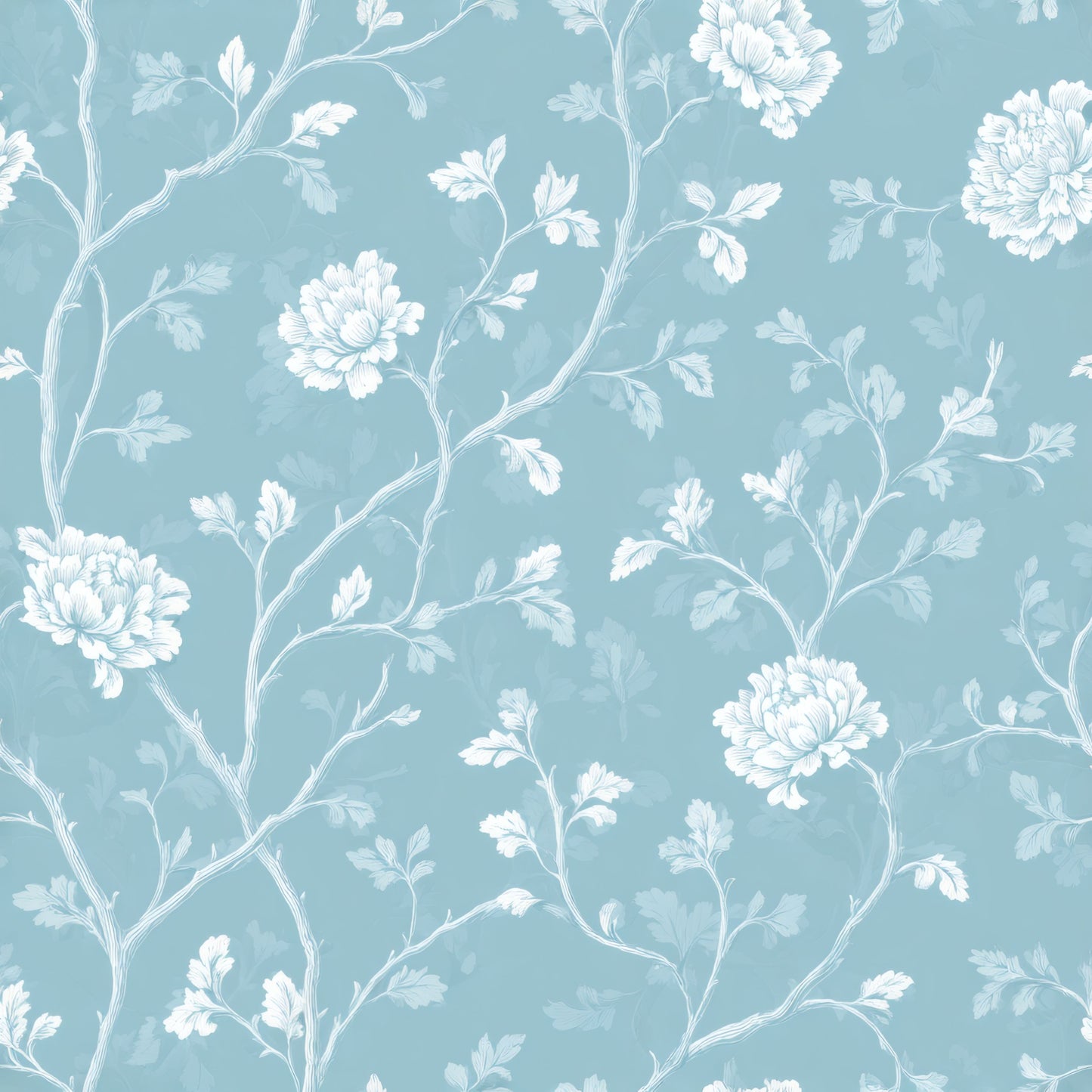 Powder Tendril Wallpaper