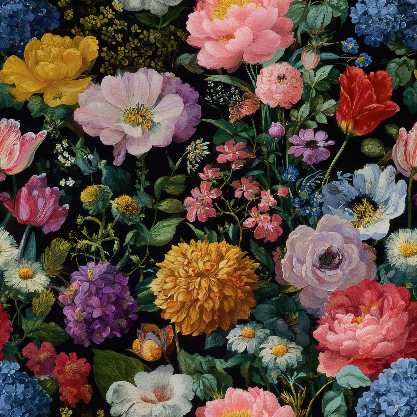 Painterly Bloom Wallpaper