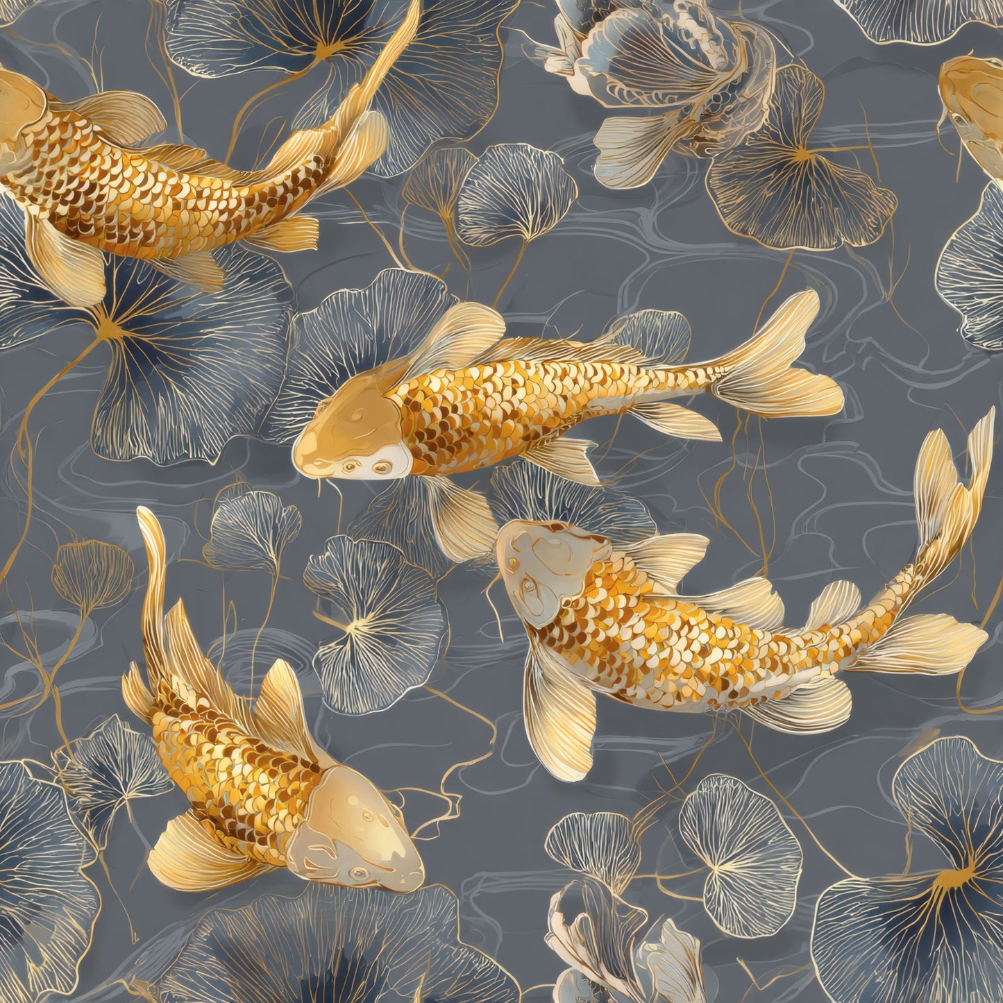 Glimmering Lotus Wallpaper