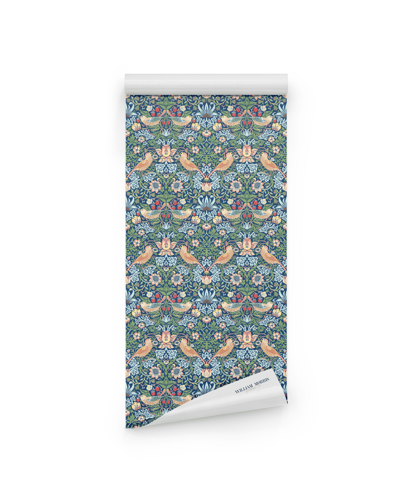 William Morris Strawberry Thief Blue Midnight Meadow
