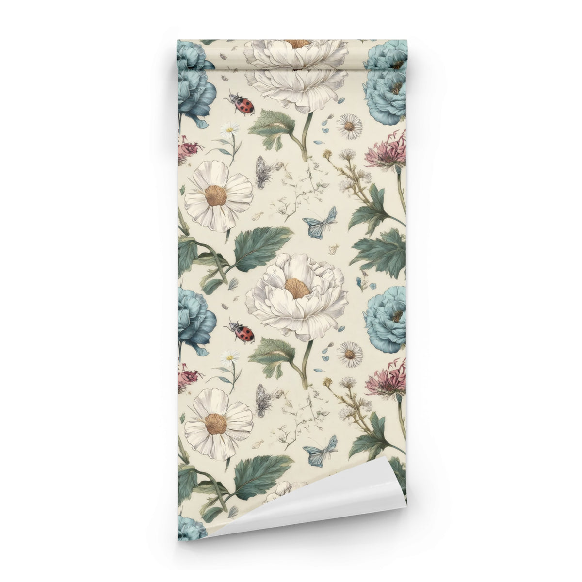 Roll of Beetle Garden large scale wallpaper