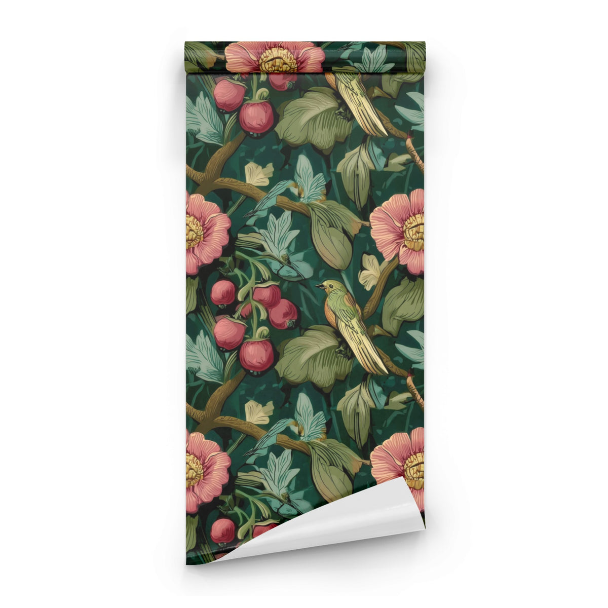 Roll of Berry Songbird large scale wallpaper