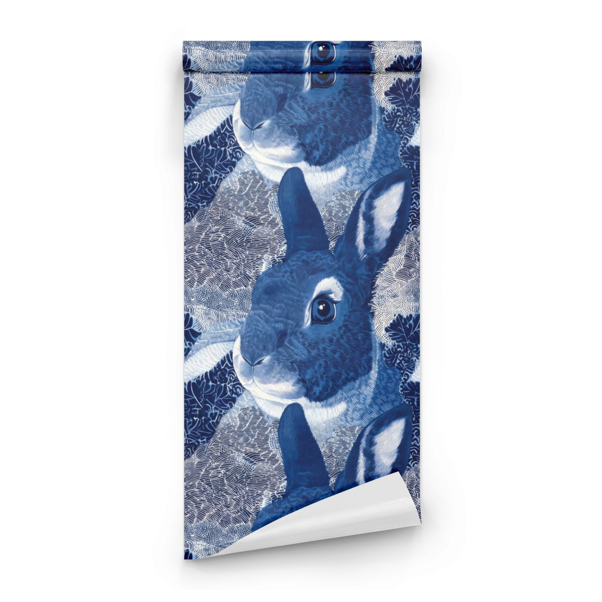 Roll of Blue Rabbit large scale wallpaper