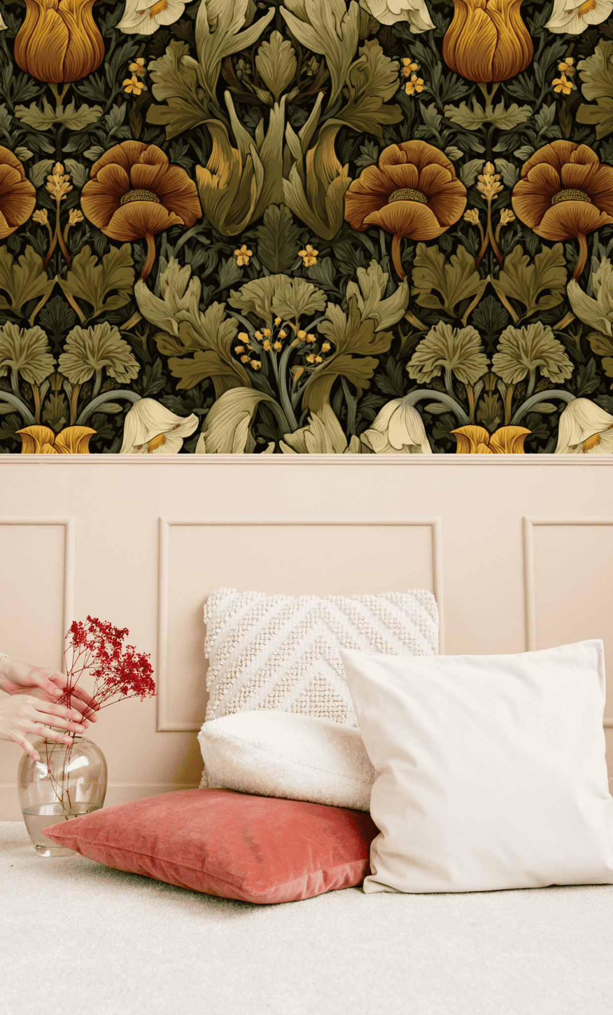 Verdant Bloom Wallpaper