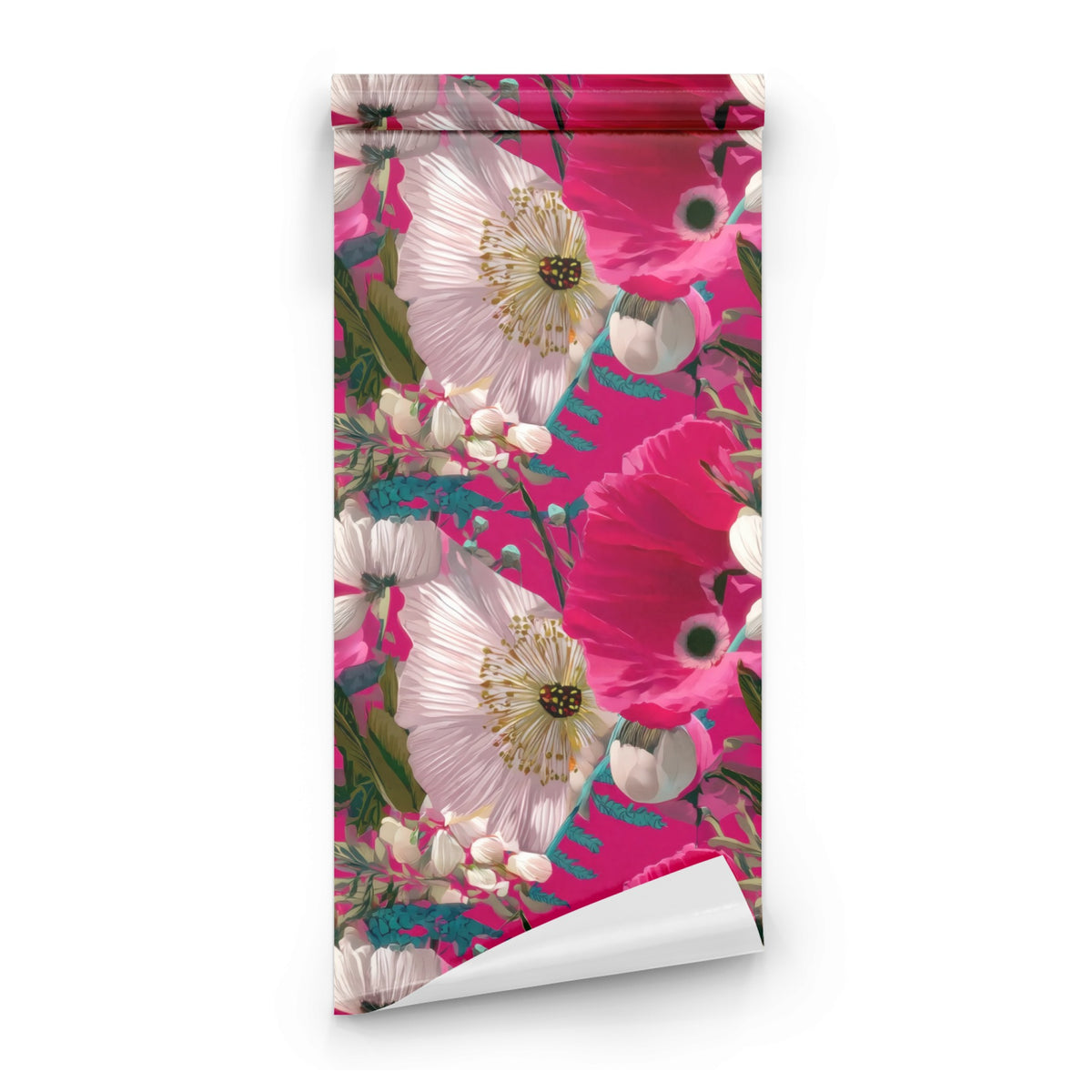 Roll of Fuchsia Fern large scale wallpaper