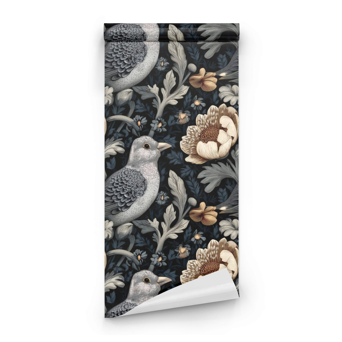 Roll of Grey Doves large scale wallpaper