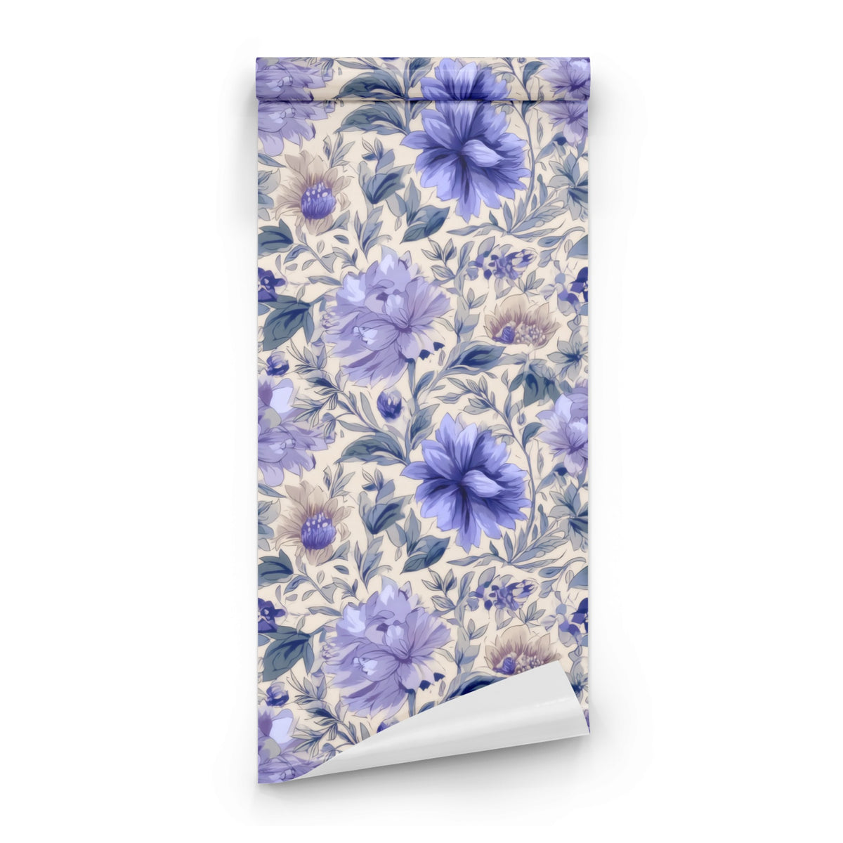 Roll of Lavender Peony large scale wallpaper