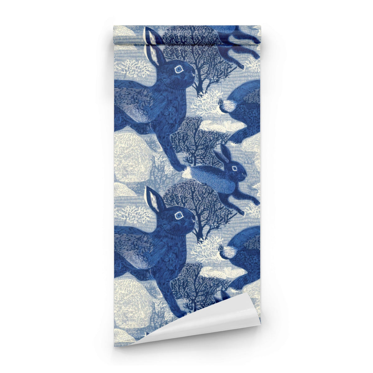 Roll of Leaping Hares large scale wallpaper