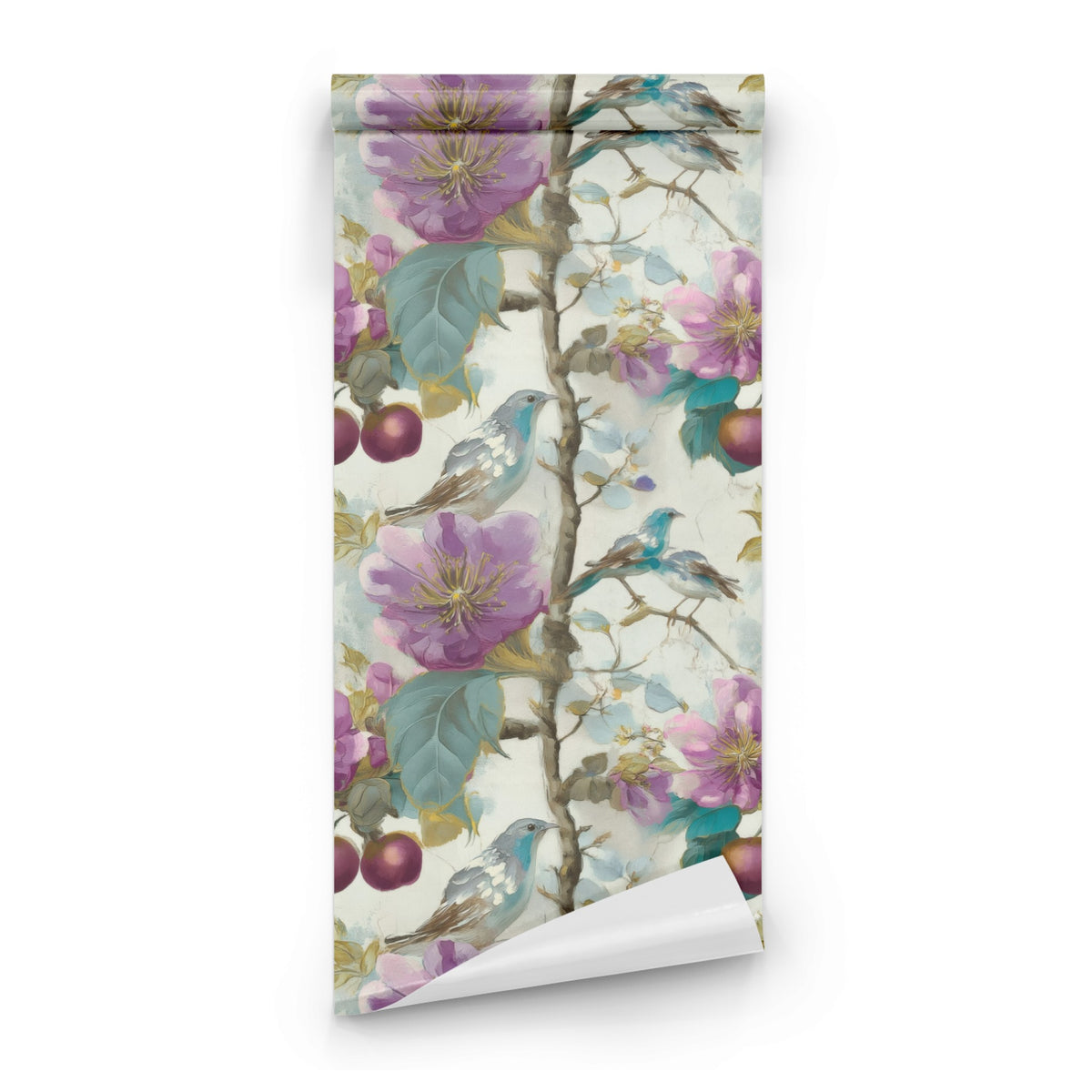 Roll of Lilac Orchard large scale wallpaper