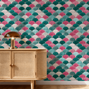 Scallop Tiles Wallpaper