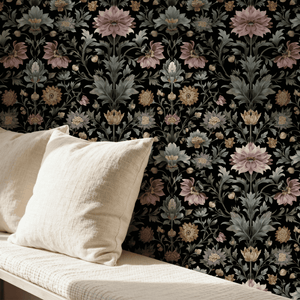 Midnight Dahlia Wallpaper