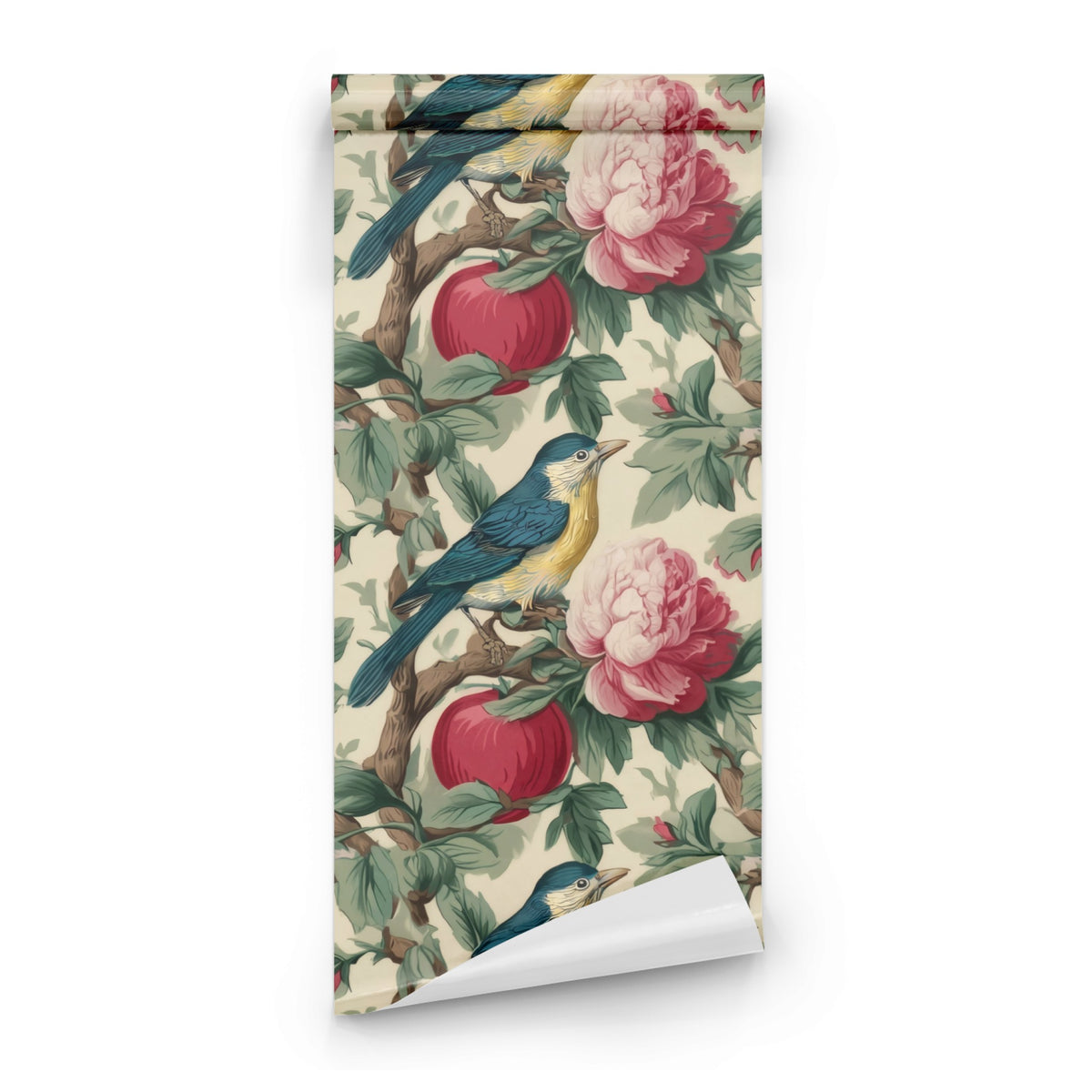 Roll of Orchard Birds large scale wallpaper