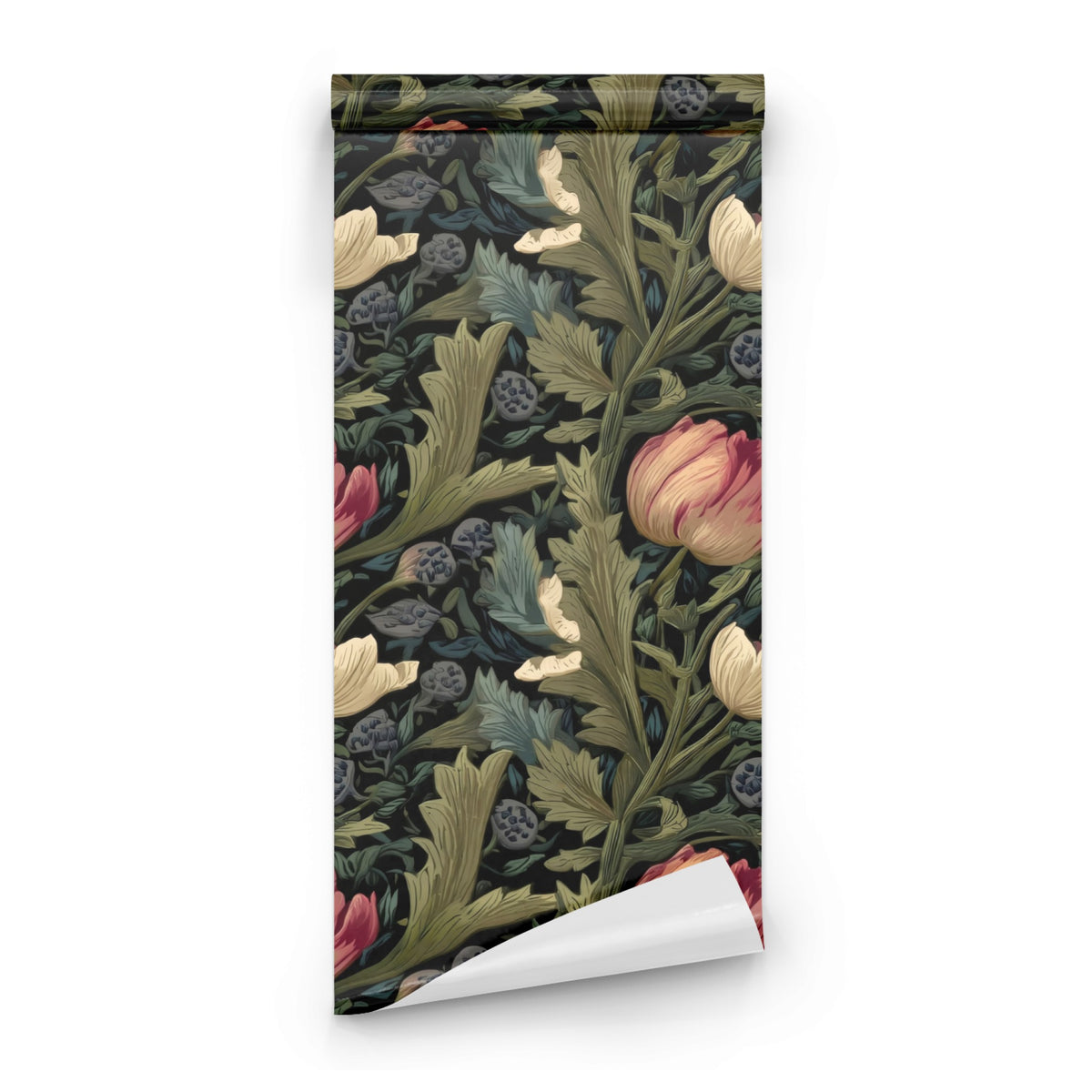 Roll of Pink Tulip large scale wallpaper