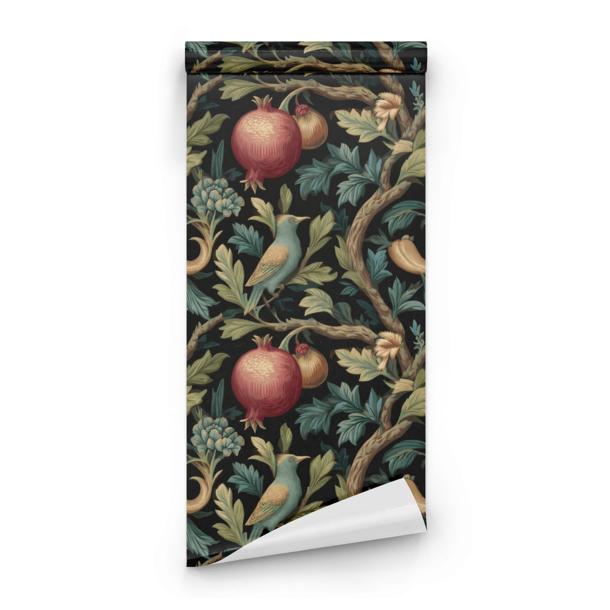 Roll of Pomegranate Bird large scale wallpaper