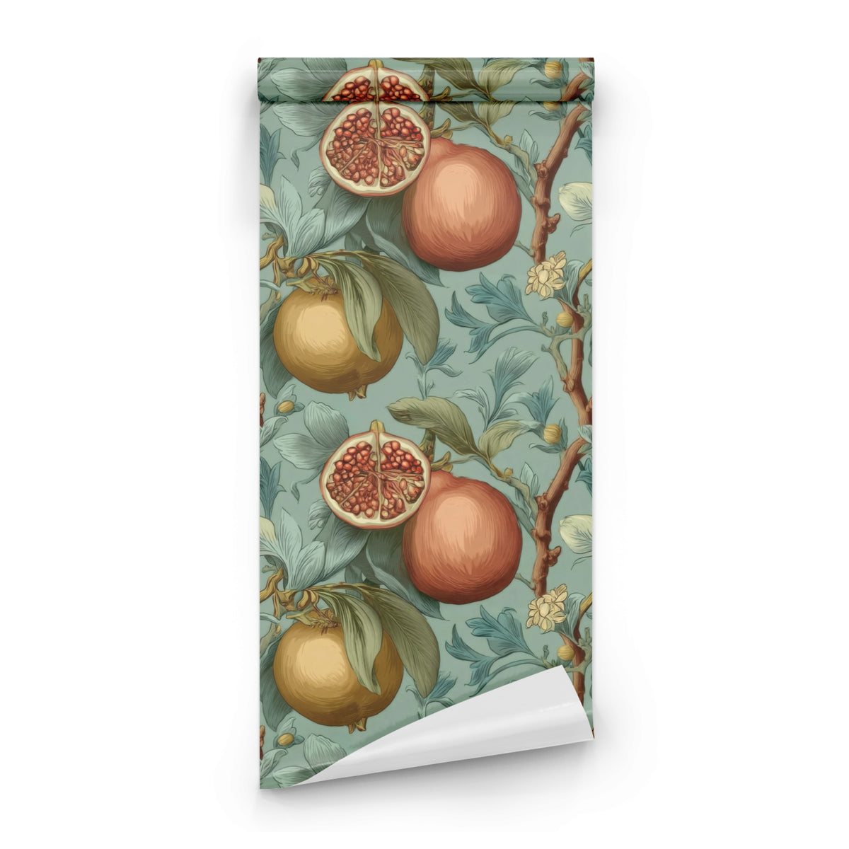 Roll of Pomegranate Bough large scale wallpaper