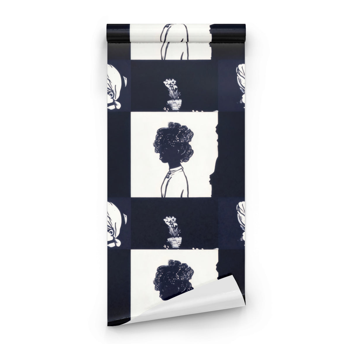 Roll of Portrait Checkerboard large scale wallpaper