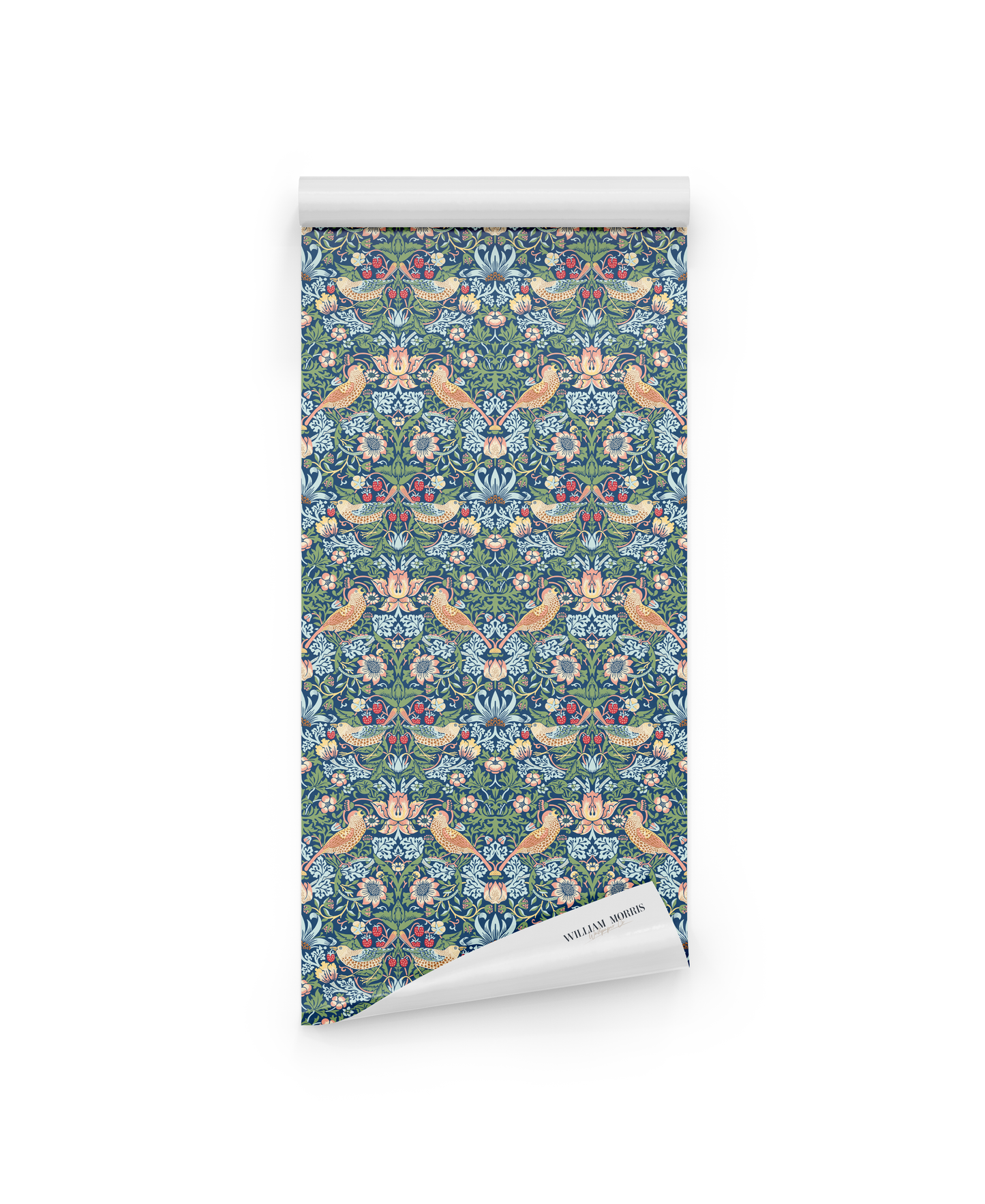 William Morris Strawberry Thief Blue Midnight Meadow