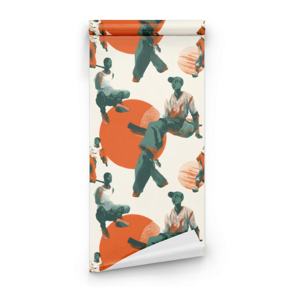 Roll of Sneaker Crew large scale wallpaper