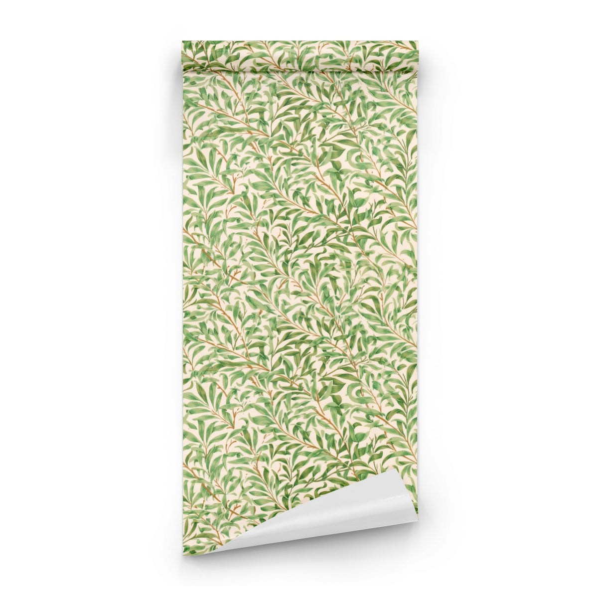 Roll of William Morris Willow Bough Green small scale wallpaper