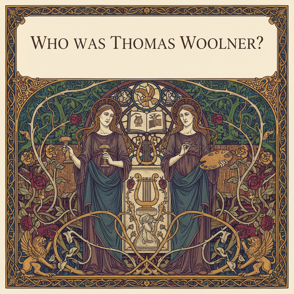 Thomas Woolner's bronze portrait medallion of Alfred Tennyson from 1857