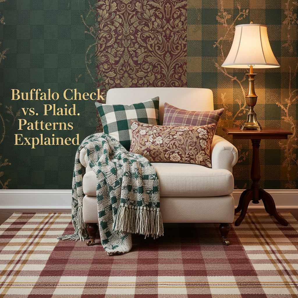 Red-and-black buffalo check wool flannel shirt fabric in close-up
