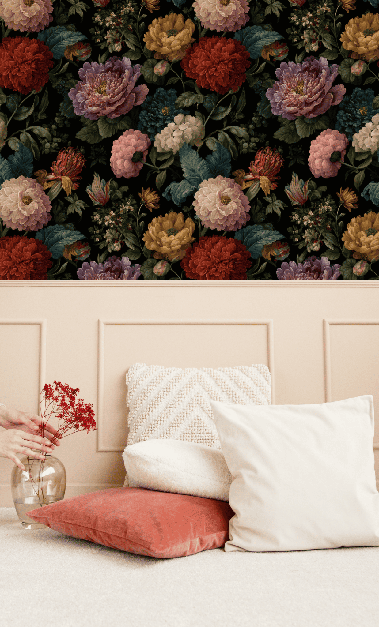 Moody Floral Wallpaper