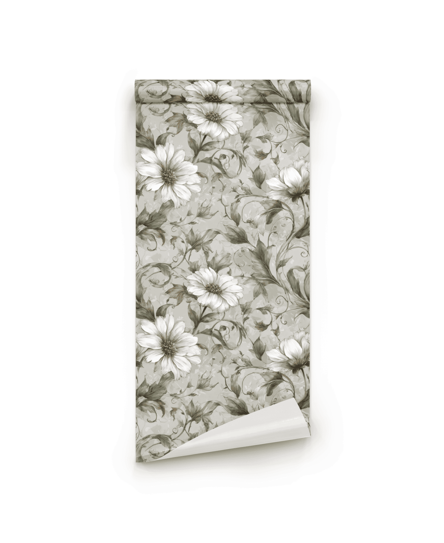 Sepia Tendril Wallpaper