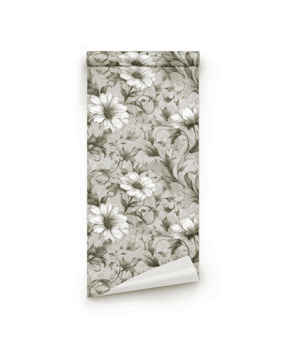 Sepia Tendril Wallpaper