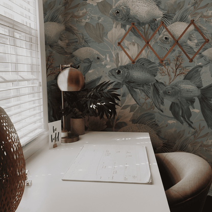 Aquatic Elegance Wallpaper