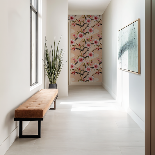 Cherry Blossom Blush Wallpaper