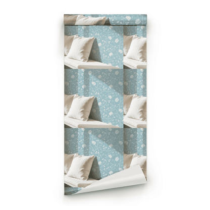 Powder Tendril Wallpaper